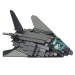 小鲁班 积木拼插玩具 空军部队 隐形轰炸机拼插模型 209块积木