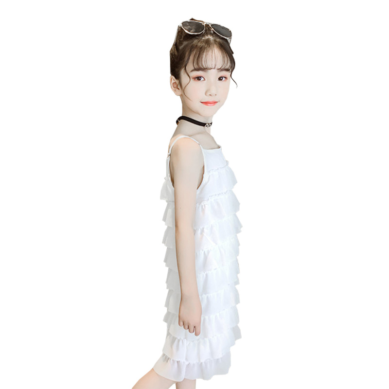 女童连衣裙 2019夏装新款韩版童装 儿童裙子中大童超洋气时尚公主裙
