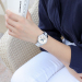 罗西尼（ROSSINI)手表典美系列优雅百合女表优雅风机械表陶瓷带女士腕表