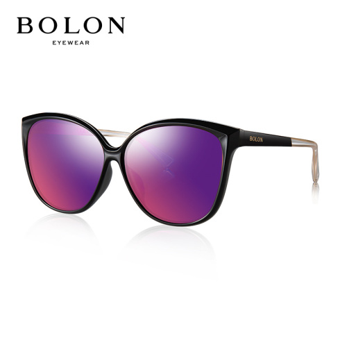 暴龙眼镜 BOLON BL5012D11 女款猫眼太阳镜 高清偏光墨镜