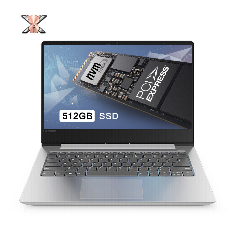 联想小新潮7000 14英寸AMD锐龙5轻薄窄边框笔记本电脑 8G 512G
