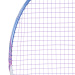 川崎 KAWASAKI 羽毛球拍全碳素羽拍单拍 女士专用青花瓷520蓝色(已穿线)