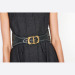 迪奥/Dior 30 MONTAIGNE 黑色牛皮革腰带