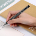 得力文具S73黑色中性笔水笔1.0mm商务签字笔12支/盒