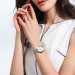 雷诺（RARONE）手表 时尚休闲商务钢带女士手表防水白面石英女表