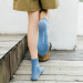 【优品汇】7双装新款女袜 纯棉星期字母中筒袜女时尚休闲运动款 YH036 