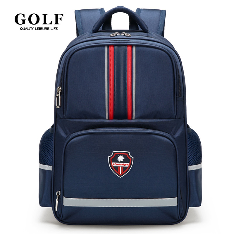 【GOLF】高尔夫小学生书包大容量多隔层英伦时尚双肩背包休闲学院风女童书包 D933895