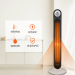 美菱 MeiLing 取暖器家用节能省电电暖气浴室速热办公室卧室立式热风暖风机（机械款） 
