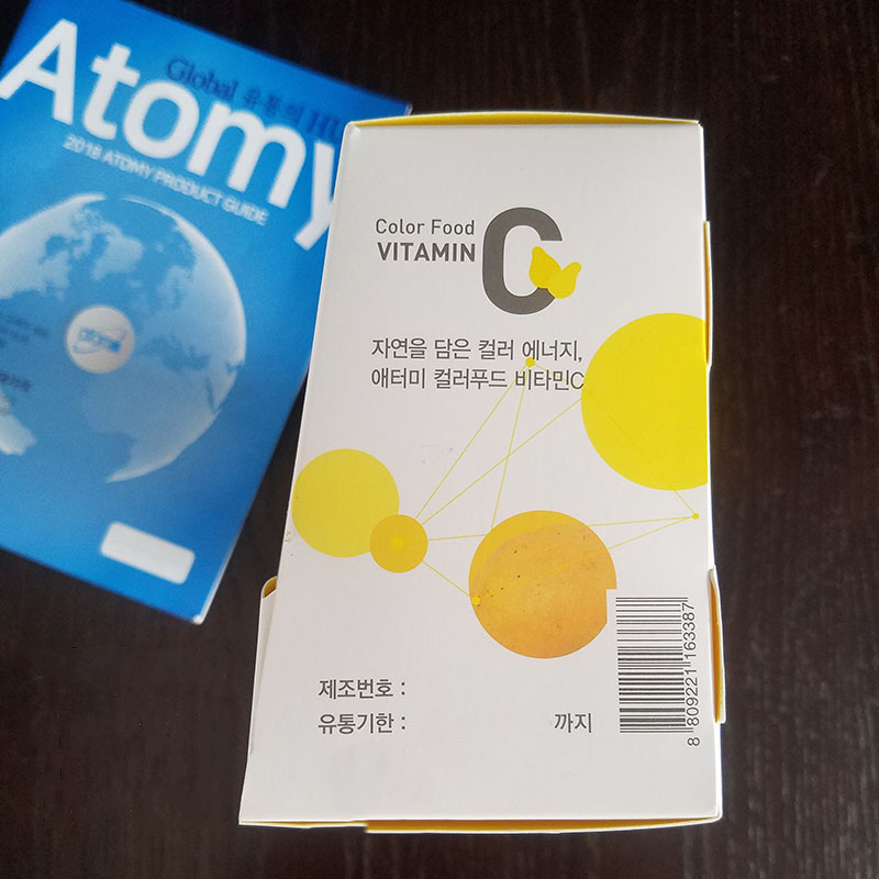 韩国atom美维生素C艾多美 90条*2g