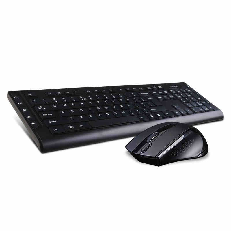 双飞燕6300F无线键盘鼠标套装 办公游戏USB电脑通用省电键鼠
