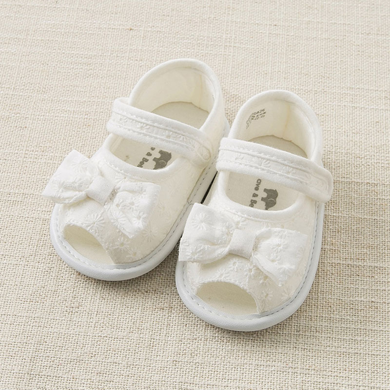 戴维贝拉婴儿鞋夏季宝宝凉鞋女0-1岁步前鞋新生儿鞋软底室内鞋