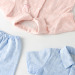 babylove婴幼儿童纱布套装夏季薄款纯棉短袖衬衫短裤