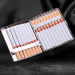 银拉丝金属烟盒便携20支装 翻盖防压男香烟盒