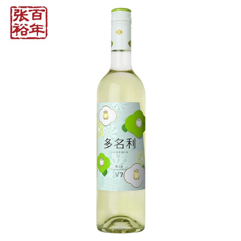 张裕 多名利v7白葡萄酒自然花香新疆半干微甜女士干白瓶装 750ml